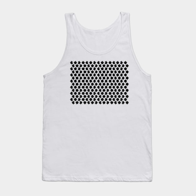 Puzzle Pattern Tank Top by XOOXOO